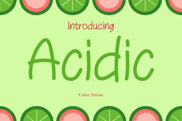 Acidic Font Review: A Bold Choice for Electrifying Branding