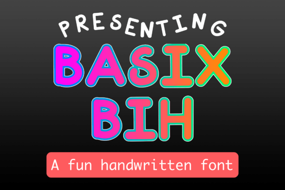 Basix Bih: A Bold Font for Memorable Brand Content