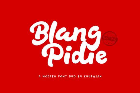Blang Pidie Duo: A Handwritten Typeface That Elevates Brand Identity