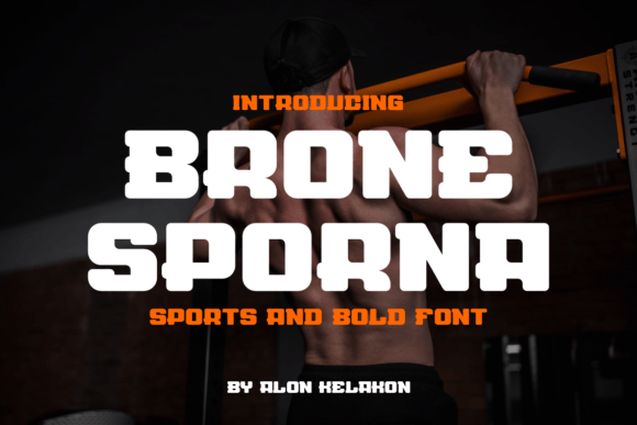 Brone Sporna: A Bold Serif Font for Creative Makers
