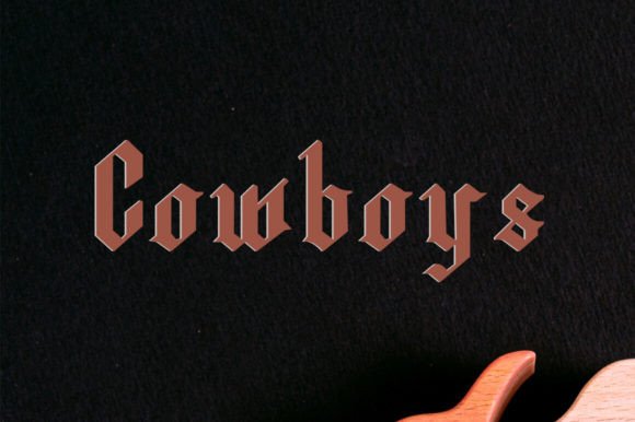 Cowboys Font: A Bold Typeface for Edgy Campaigns