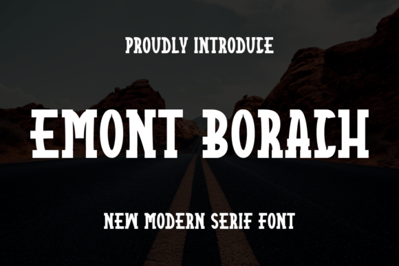 Emont Borach: A Bold Typeface for Editorial Impact