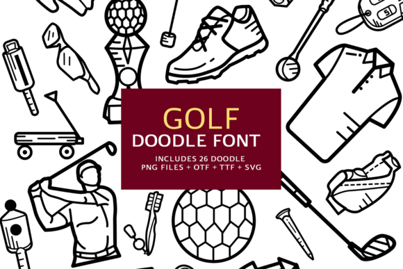 Golf Doodle: A Playful Typeface for Creative Crafters