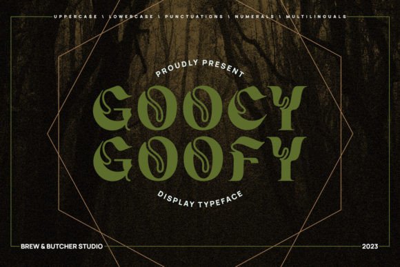 Goocy Goofy: A Playful Blackletter Font for Bold Branding