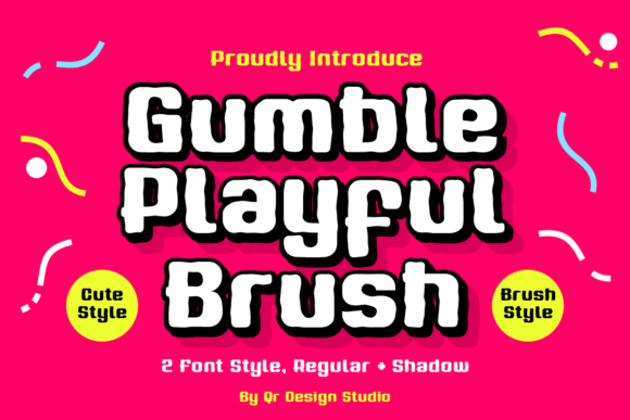 Gumble Playful Brush: A Bold Typeface for Digital Branding
