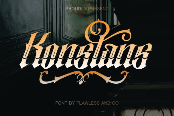 Konstans: The Bold Blackletter Typeface for Digital Design