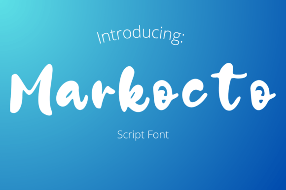 Markocto: A Typeface That Balances Boldness and Elegance