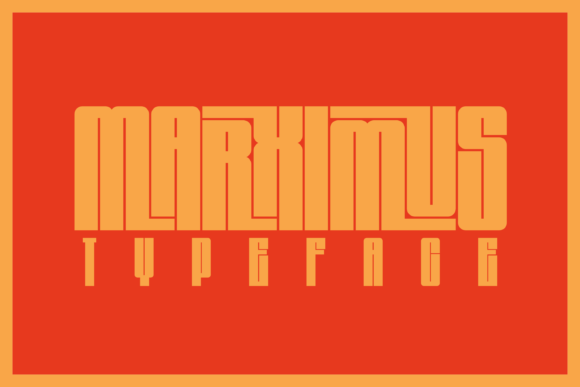 Marxious: A Bold Typeface for Makers and Creative Shops