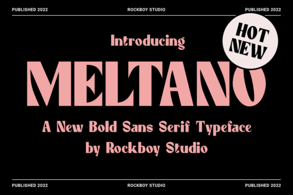 Meltano Font: Bold, Modern Typography for Crafters