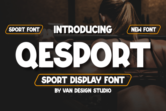 Qesport: A Bold and Assertive Typeface for Creative Branding