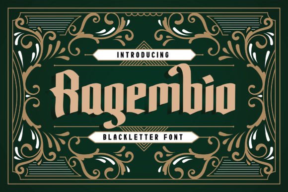 Ragembio: A Bold Blackletter Typeface for Editorial Impact