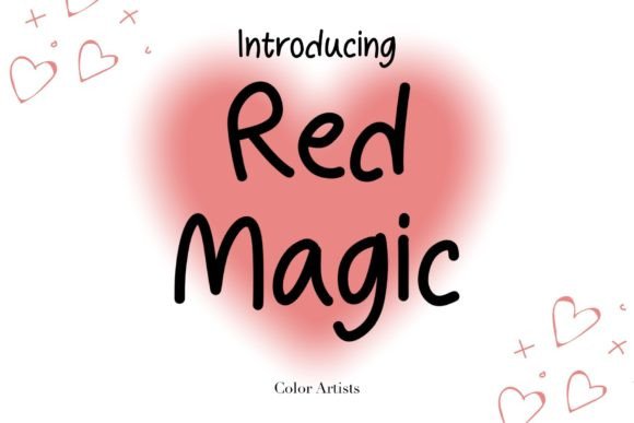 Red Magic Font: A Bold Script for Captivating Craft Projects