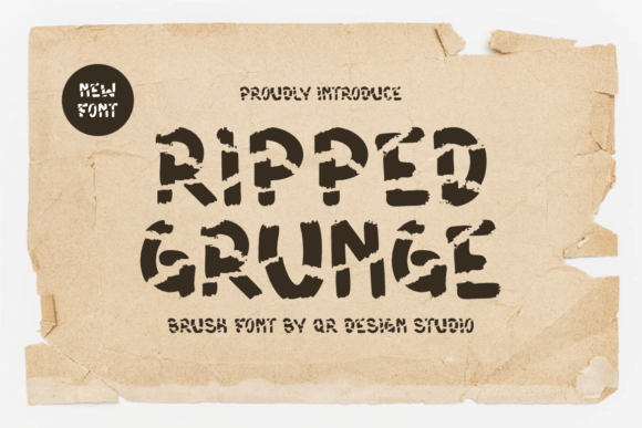 Ripped Grunge Font: A Bold Typeface for Strong Branding