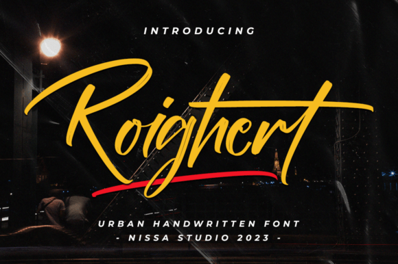 Roighert Font: A Bold Typeface for Editorial Design