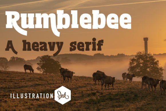 Rumblebee: A Bold Serif for Modern Branding