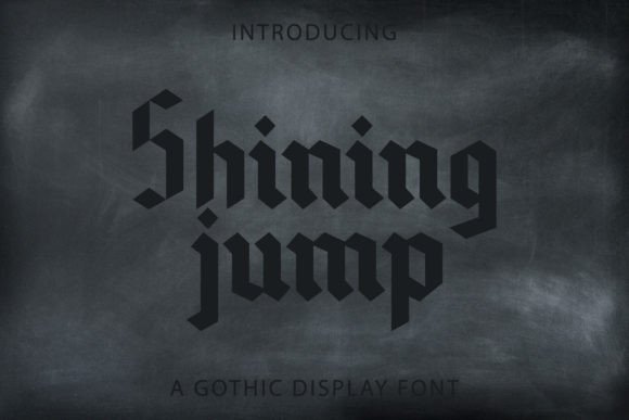 Shining Jump Font: A Bold Choice for Editorial Design
