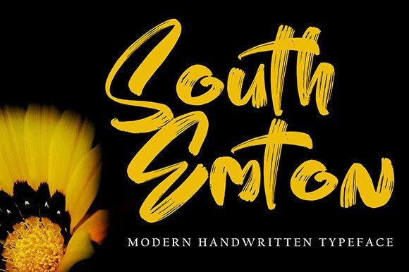 South Emton: A Bold Script Typeface for Strong Web Design