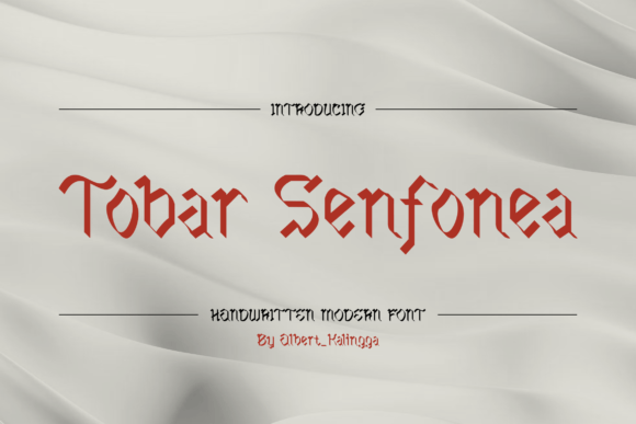 Tobar Senfonea: A Bold Blackletter Font for Digital Branding