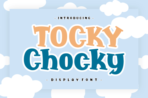 Tocky Chocky: A Playful Serif Font for Creative Makers