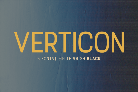 Verticon Font: A Modern Typeface for Marketers