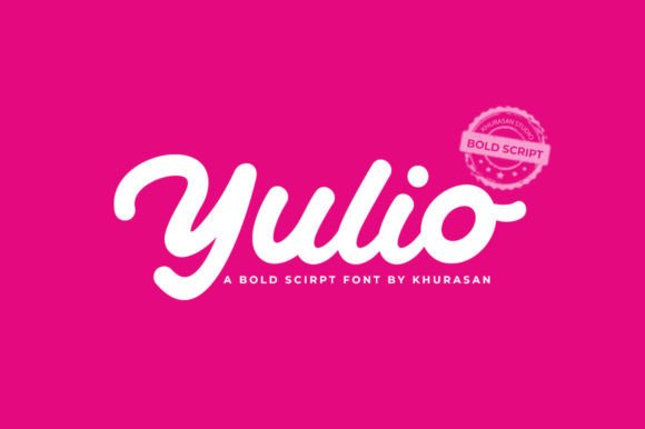 Yulio Font: A Bold Script for Creative Makers
